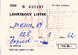Leh�tkov� l�stek �SD z Popradu do Prahy