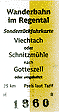 Kartonov� j�zdenka na Sonderzug Gotteszell - Viechtach